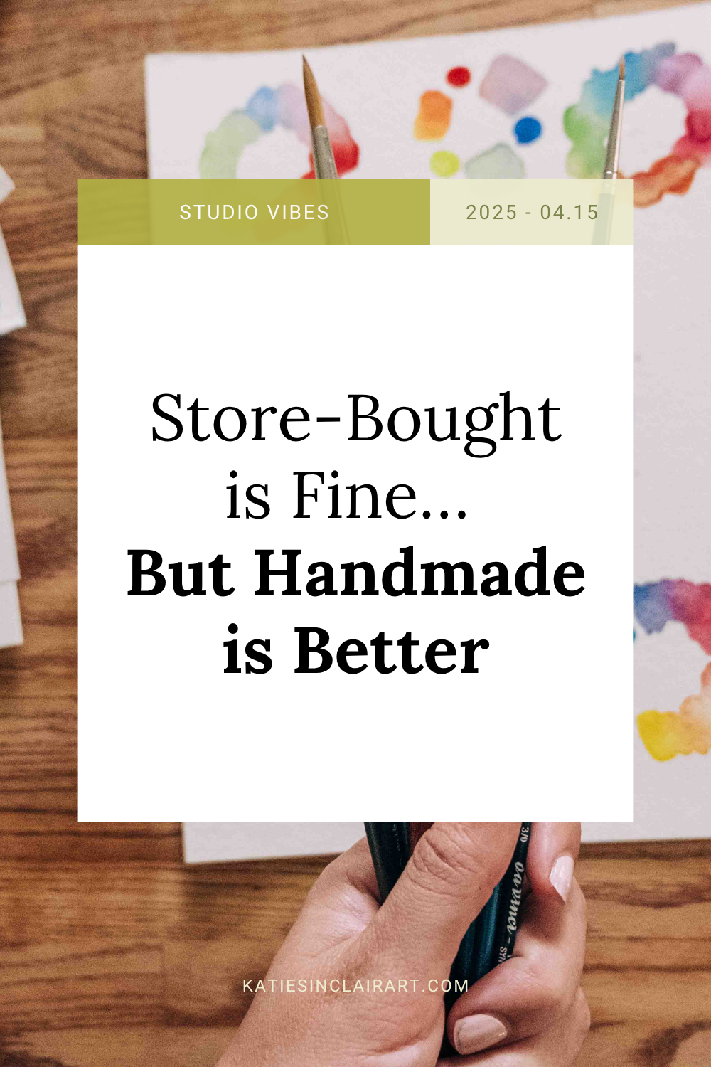 Store-Bought is Fine… But Handmade is Better