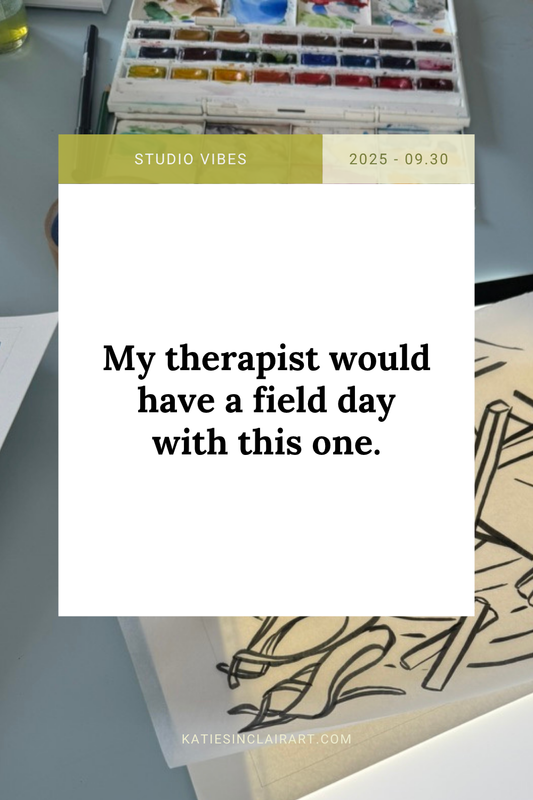 My therapist would have a field day with this one.