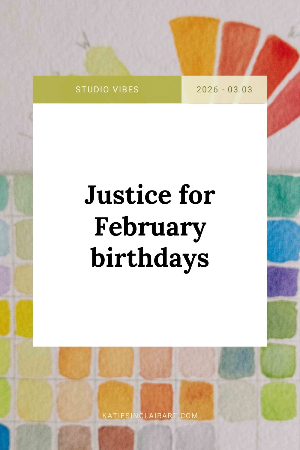 Justice for February birthdays