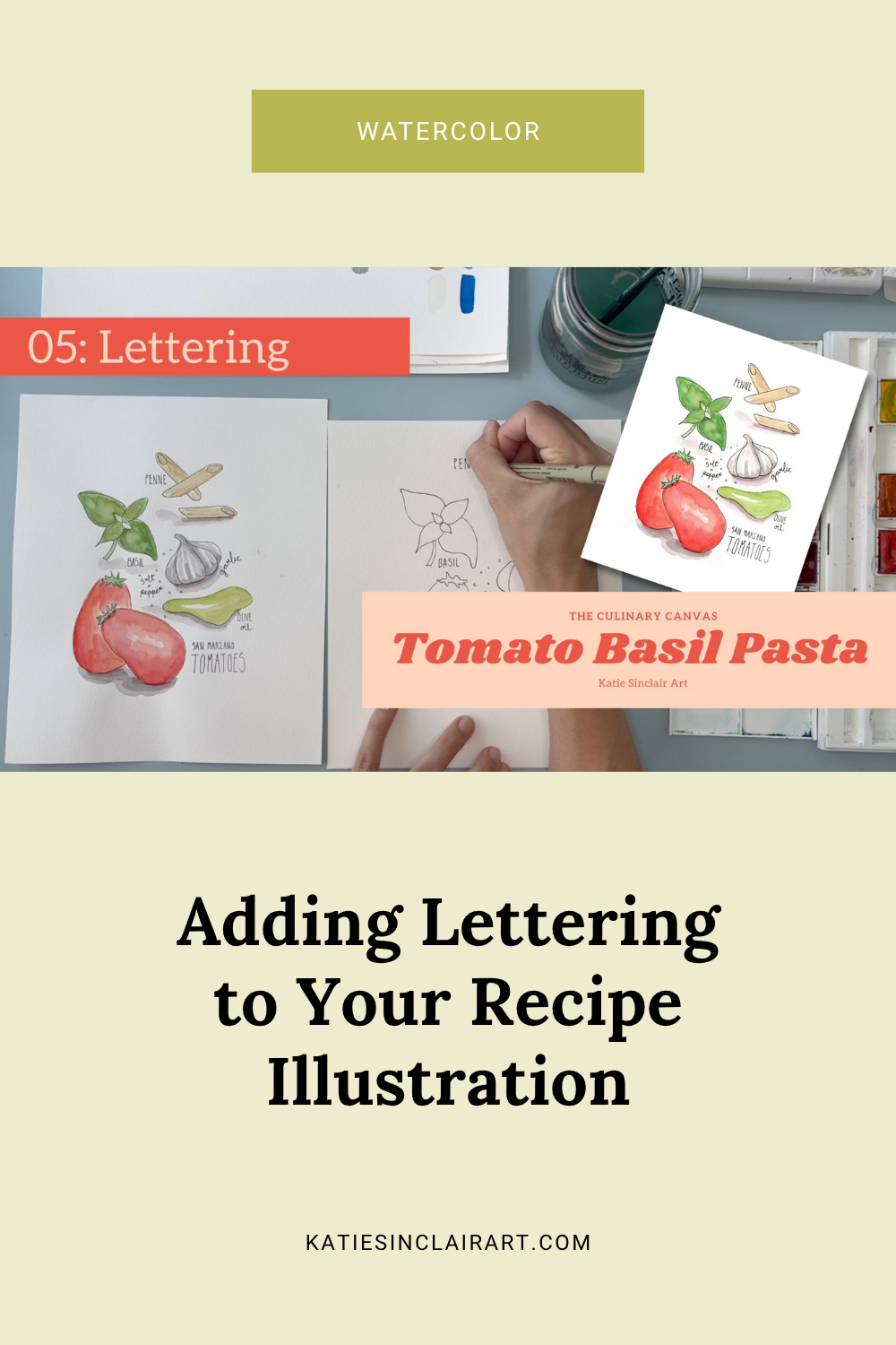 Recipe Illustration 05 | Adding Lettering to Your Recipe Illustration