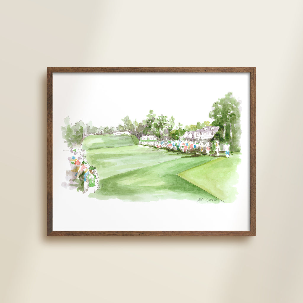 No.1 Tea Olive handmade watercolor art for kids capturing a playful, colorful home with Katie Sinclair Art influence