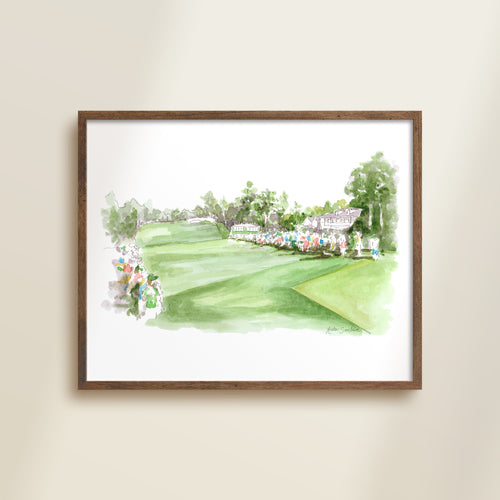 No.1 Tea Olive handmade watercolor art for kids capturing a playful, colorful home with Katie Sinclair Art influence