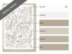 Safari Jungle - Zebra print showing the gray colorway tones.