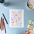 ABC Letters Seconds Print – 8x10, Original, Test Matte (Neutral White)