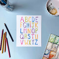 ABC Letters Seconds Print – 8x10, Original, Test Matte (Neutral White)