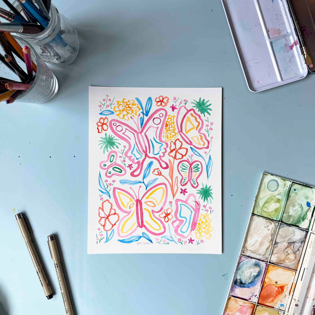 Enchanted Butterfly Seconds Print – 8x10, Original, Breathing Color Pura Smooth