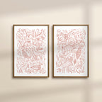 Woodland Creatures - Set of 2 Illustrations