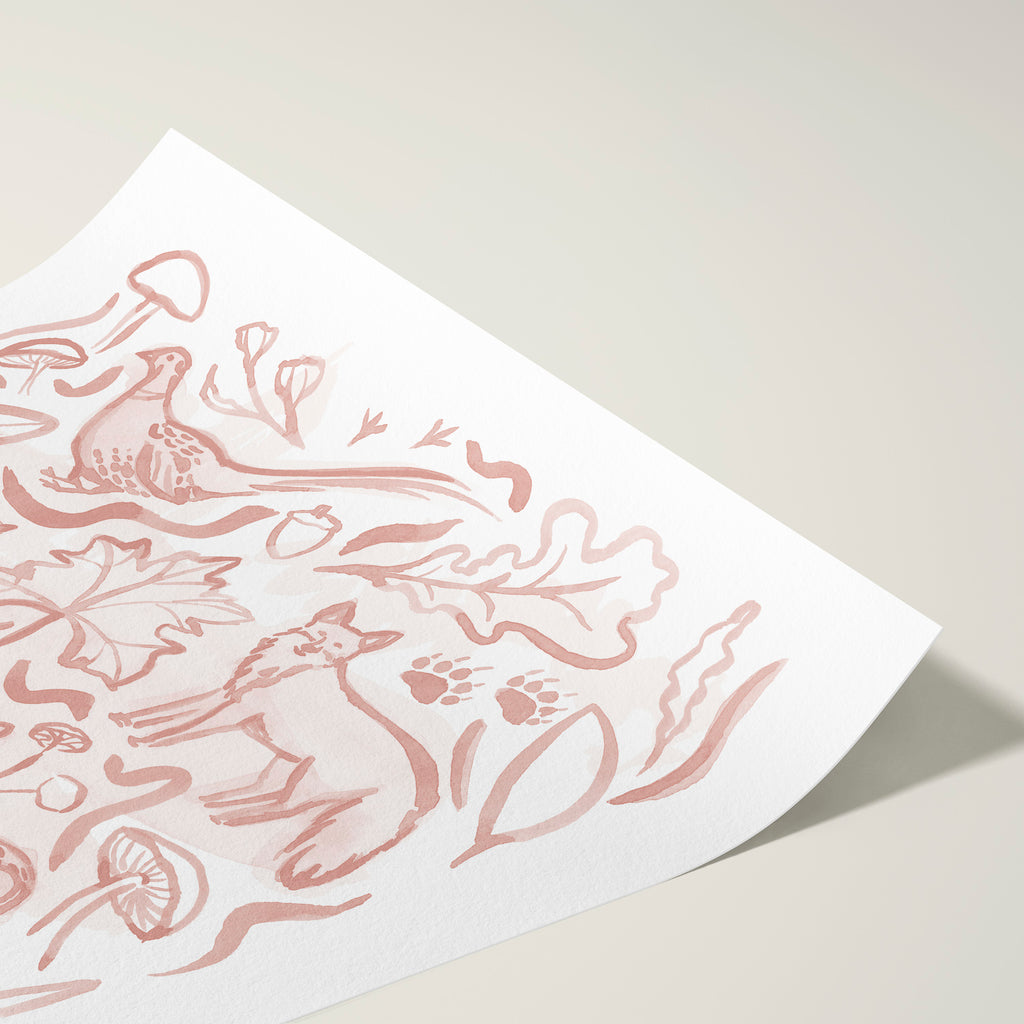 Woodland Creatures - Set of 2 Illustrations